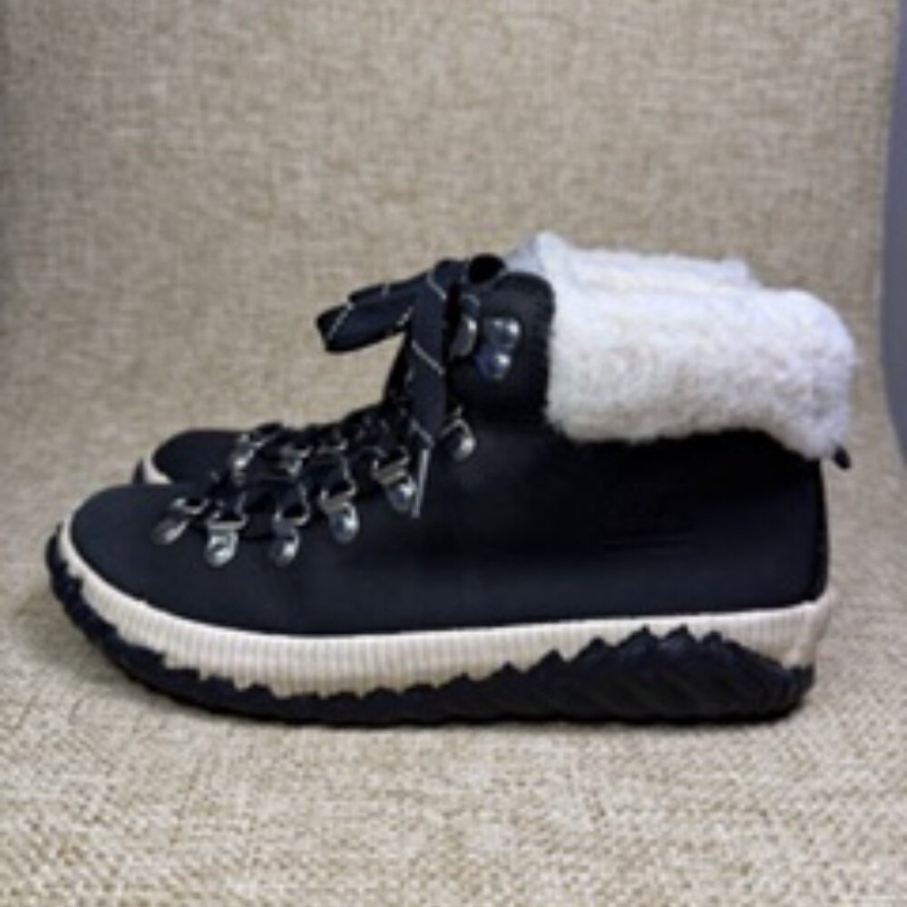 SOREL Women's Out 'N About Plus Conquest Boots Black, Size 7.5 - Picture 4 of 7
